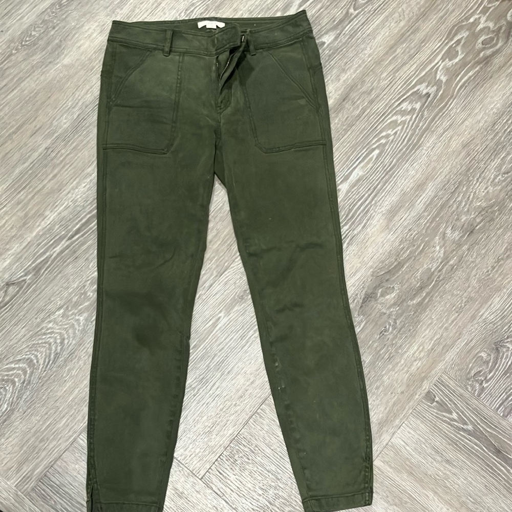 Olive Green Skinny Pants by Loft